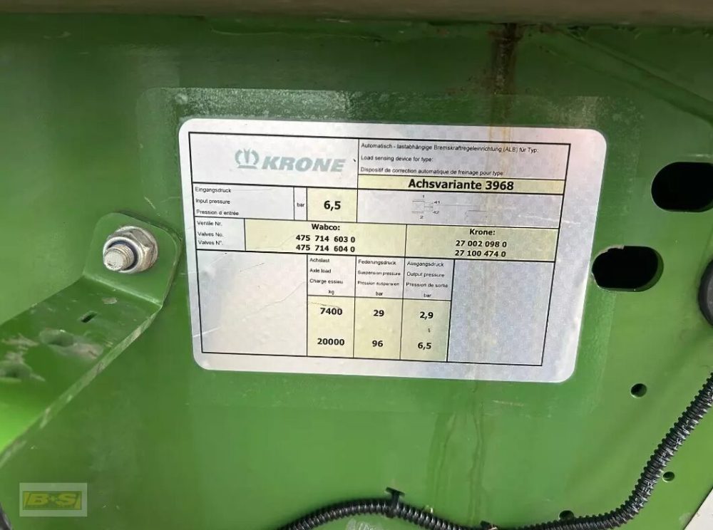 krone tx 460 d 18